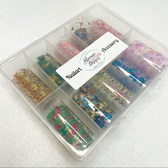 Alamani Designs Other - Nailart foil set 10 designs butterflies & tropical